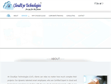 Tablet Screenshot of cloudeyetech.com